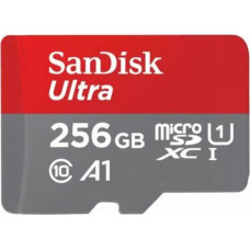 Sandisk Карта памяти микро-SD с адаптером SanDisk Ultra 256 GB