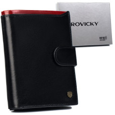 Rovicky Мужской кожаный портмоне для регистрационной карточки -