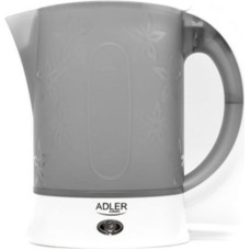 Adler Чайник Adler AD 1268 Белый Серый Пластик 600 W 0,6 L