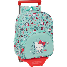 Hello Kitty Skolas mugursoma ar riteņiem Hello Kitty Sea lovers Tirkīzs 26 x 34 x 11 cm