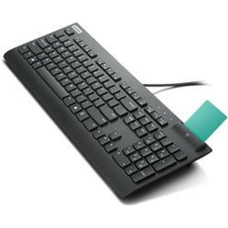 Lenovo Клавиатура с ридером Lenovo SMARTCARD Испанская Qwerty Чёрный