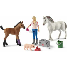 Schleich Playset Schleich Vet visiting mare and foal Zirgs Plastmasa