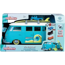 Majorette Transportlīdzekļu Rotaļu Komplekts Majorette Volkswagen T1 Carry Case Zils