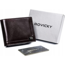 Rovicky Кожаный удлиненный мужской RFID-кошелек -