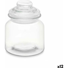Vivalto Burka Caurspīdīgs Stikls 600 ml (12 gb.) Ar vāku