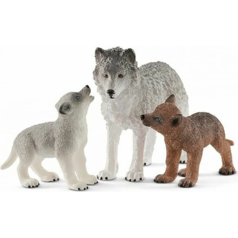 Schleich Meža Dzīvnieku Komplekts Schleich   Vilks Plastmasa