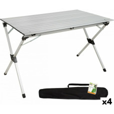 Aktive Складной стол Aktive Серебристый Алюминий 110 x 70 x 70 cm (4 штук)