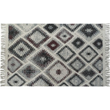 Dkd Home Decor Paklājs DKD Home Decor Balts Melns Sarkans Kokvilna (160 x 230 x 1 cm)