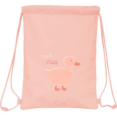 Safta Сумка-рюкзак на веревках Safta Patito Розовый