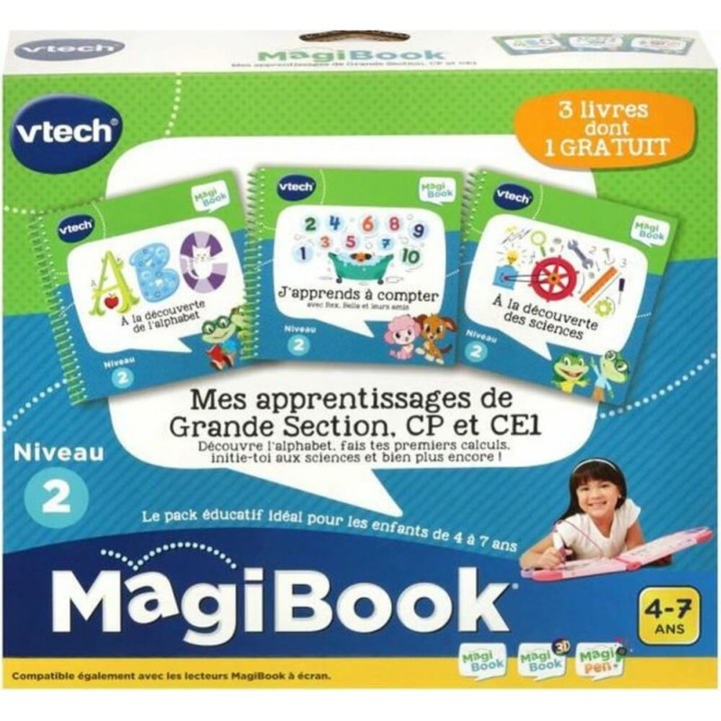 Vtech Bērnu interaktīvā grāmata Vtech My learning in Grande Section