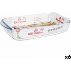 Quttin Krāsns Trauks Quttin   Caurspīdīgs Stikls Taisnstūra 4,2 L 38,8 x 23,9 x 6,6 cm (6 gb.)