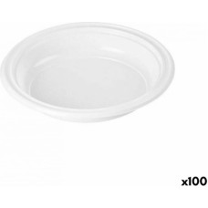 Algon Набор многоразовых тарелок Algon Белый Пластик 20,5 x 20,5 x 3 cm (6 штук)