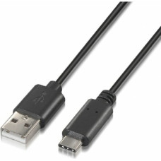 Nanocable USB A uz USB-C Kabelis NANOCABLE 10.01.2102 Melns 2 m