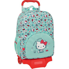 Hello Kitty Skolas mugursoma ar riteņiem Hello Kitty Sea lovers Tirkīzs 33 x 42 x 14 cm