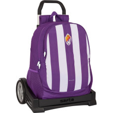 Real Valladolid C.f. Skolas mugursoma ar riteņiem Real Valladolid C.F. Violets 32 x 44 x 16 cm