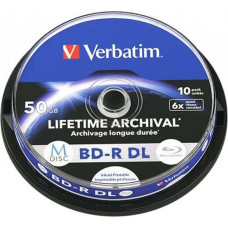 Verbatim Blu-Ray BD-R Verbatim 50 GB 10 штук