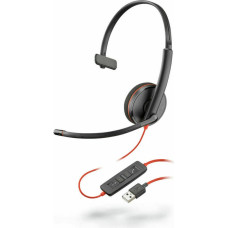 Plantronics Austiņas ar Mikrofonu Plantronics 209744-201 Melns Sarkans