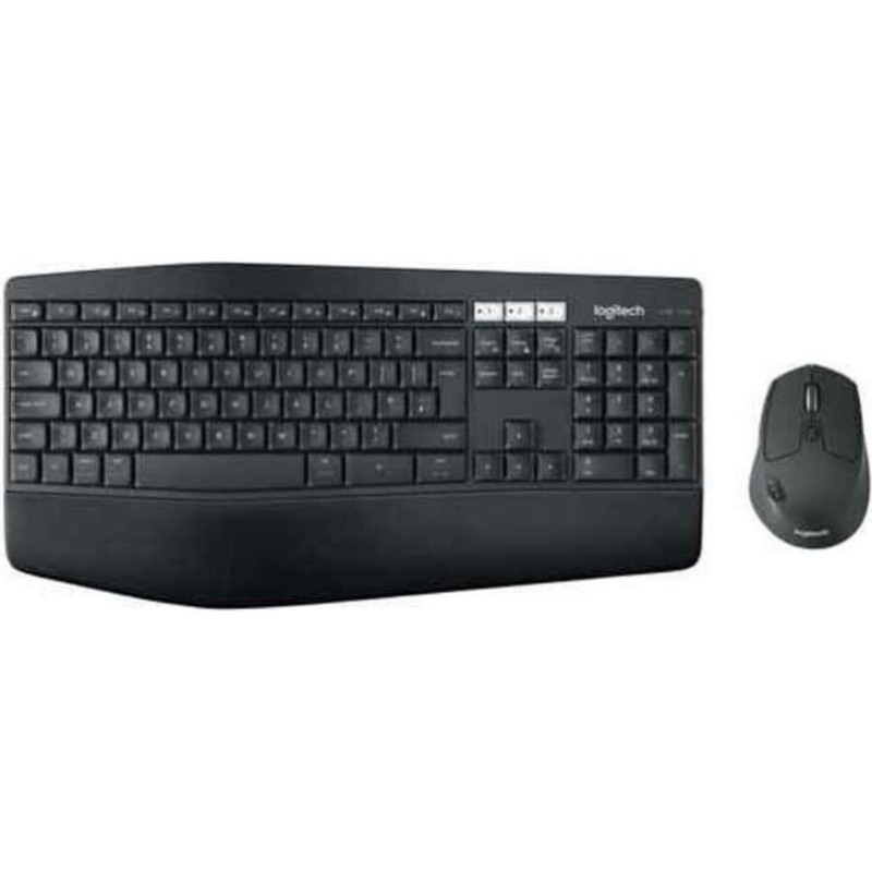 Logitech Klaviatūra un Pele Logitech 920-008228 Melns Spāņu Qwerty QWERTY