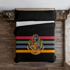 Harry Potter Ziemeļu pārvalks Harry Potter Hogwarts Melns 140 x 200 cm Gulta 80