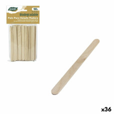 Algon Set of ice cream sticks Algon Koks 100 Daudzums 11,4 x 1 x 0,2 cm (36 Vienības)