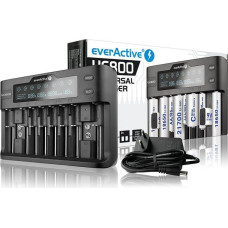Everactive Портативное зарядное устройство EverActive UC-800 Чёрный 2000 mAh 1000 mAh