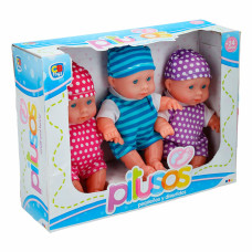 Colorbaby Leļļu Komplekts Colorbaby Pitusos 3 Daudzums 20 cm 13 x 20 x 6,5 cm 6 gb.