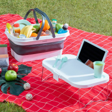 Innovagoods Складная корзина для пикника с крышкой в виде стола Pickning InnovaGoods