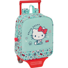 Hello Kitty Skolas mugursoma ar riteņiem Hello Kitty Sea lovers Tirkīzs 22 x 27 x 10 cm