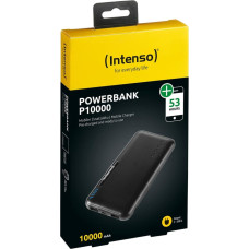 Intenso Powerbank INTENSO P10000 Melns 10000 mAh (1 gb.)
