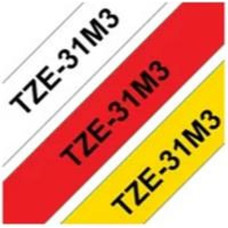 Brother Laminēta lente iekārtu marķēšanai Brother TZE31M3 Melns 12 mm
