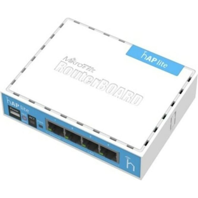 Mikrotik Piekļuves punkts Mikrotik RB941-2nD 300 Mbits/s 2.4 GHz LAN WiFi Balts Melns