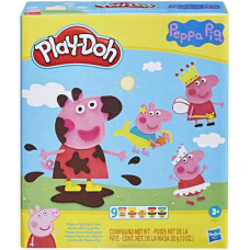 Hasbro Modelēšanas Māla Spēle Play-Doh Hasbro Peppa Pig Stylin Set