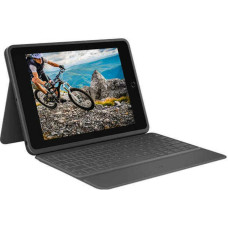 Logitech Bluetooth Tastatūra ar Planšetes Balstu Logitech 920-009317 Melns Spāņu Qwerty QWERTY iPad 7 Galaxy Tab S2