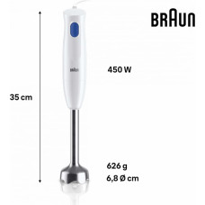 Braun Blenderis-Krūze Braun MQ10.001MWH Zils/Balts 450 W 600 ml