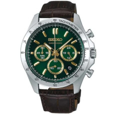 Seiko ЧАСЫ МУЖСКИЕ ХРОНОГРАФ GREEN SPIRIT SBTR017 + КОРОБКА