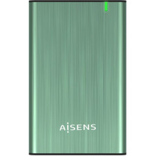 Aisens Cietā Diska Ietvars Aisens ASE-2525SGN Zaļš 2,5