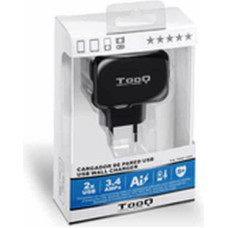Tooq Сетевое зарядное устройство TooQ TQWC-1S02 USB 17W Чёрный 17 W