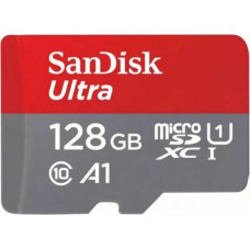 Sandisk Карта памяти микро-SD с адаптером SanDisk Ultra 128 Гб