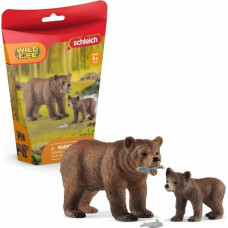 Schleich Figūra Schleich 42473 Maman grizzly avec ourson Plastmasa