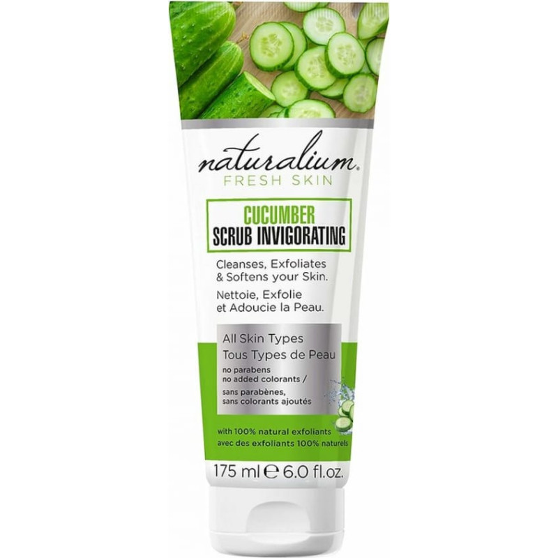 Naturalium Ķermeņa skrubis Naturalium Fresh Skin 175 ml Gurķis