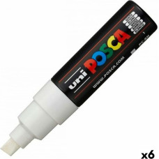 Posca Marķieris POSCA PC-8K Balts (6 gb.)