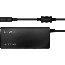 Aisens Зарядное устройство для ноутбука Aisens ASLC-65WAUTO-BK 65 W