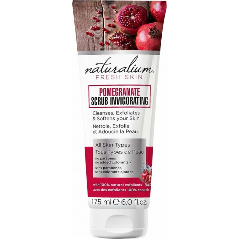 Naturalium Ķermeņa skrubis Naturalium Fresh Skin 175 ml Granātābols