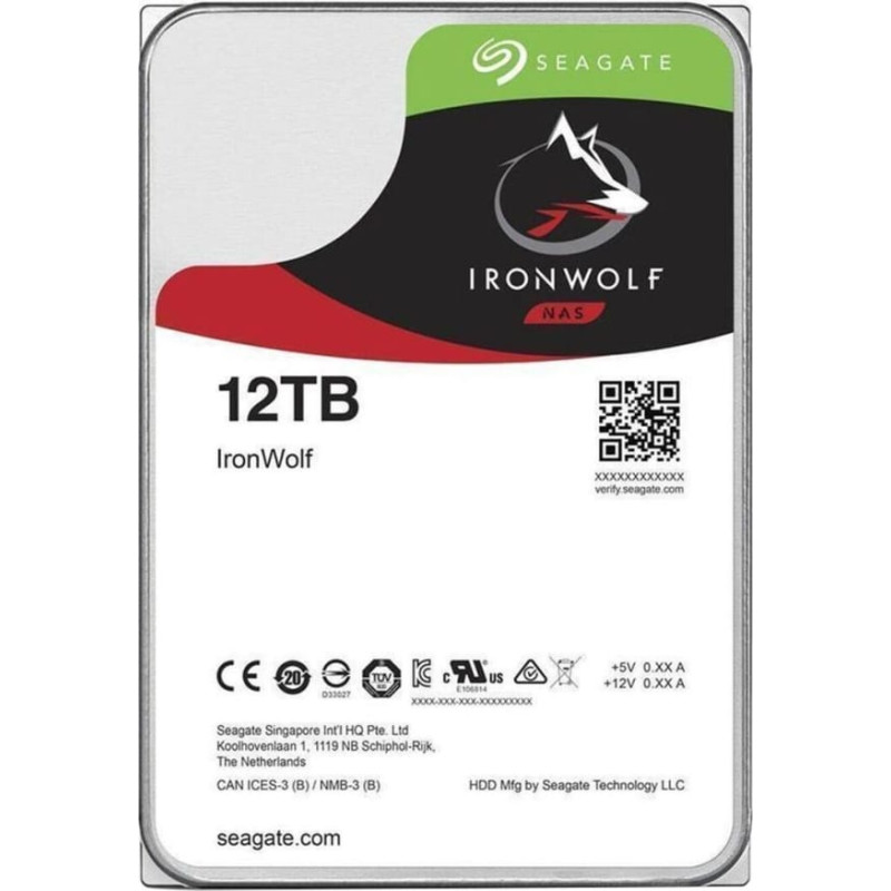 Seagate Cietais Disks Seagate IronWolf 3,5