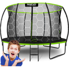 Neo-Sport Trampolina ogrodowa profilowana 12ft/374cm z siatką wewnętrzną Neo-Sport