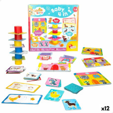 Lisciani Puzle un domino komplekts Lisciani Carotina Baby Ferma 4-in-1 16 x 1 x 16,5 cm (12 gb.)