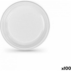Algon Набор многоразовых тарелок Algon Белый Пластик 17 x 17 x 1,5 cm (10 штук)