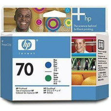 HP Aizvietojama Galviņa HP DesignJet Z3100 Nº70 Zils Zaļš