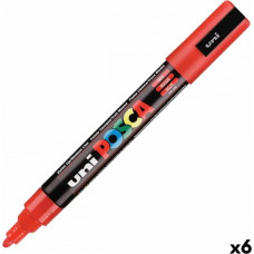 Posca Marķieris POSCA PC-5M Sarkans (6 gb.)