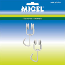 Micel Curtain pulley Micel TLD18 Внутренность Белый 2 штук